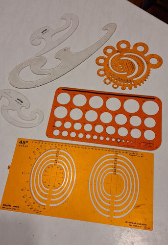 Kreis und ellipsen schablonen - und, ellipsen-schablonen