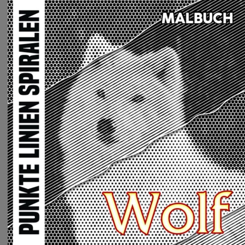 Wolf malbuch - wolf,
