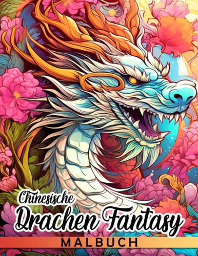 Chinesische drachen malbuch - chinesische,